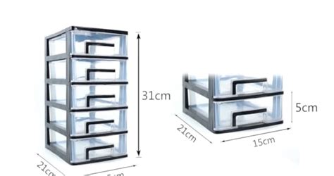 Massca Plastic Storage Drawers Plastic Storage Bins With