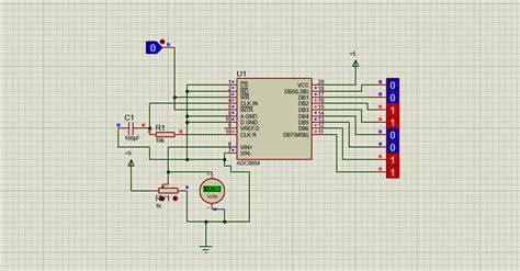 ADC0804 ADC Datasheet Schematic Pinout 50 OFF