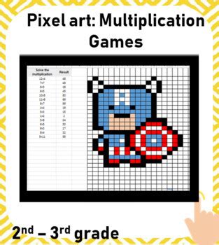 Multiplication Pixel Art Math Games By Digital Education Innovation