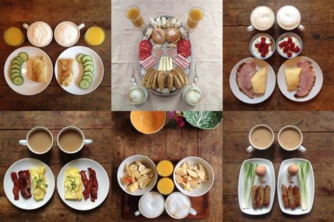 Symmetrical Breakfasts On Instagram Pictolic