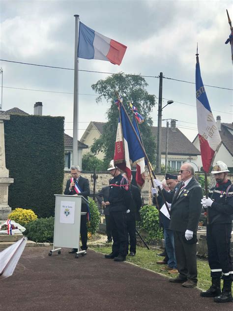 Retour En Images Sur La Cérémonie Du 8 Mai 2022 Viarmes