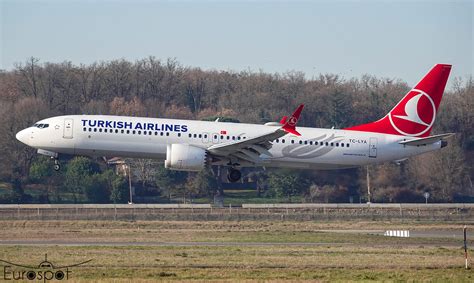 Tc Lya Boeing Max Turkish Airlines Toulouse Blagna Flickr