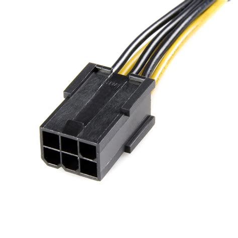 Pcie Express Pcie 6 Pin To 8 Pin Graphics Card Power Adapter Cable Ul1007 18awg 18cm Buy Pci E