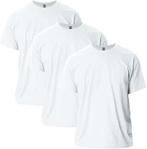 Gildan Unisex 3 Pack Heavy Cotton Short Sleeve Crafting T Shirts Classic Fit Size L Style