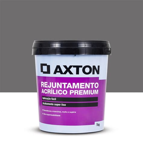 Rejunte Acr Lico Rejunte Base Pl Stica Preto Kg Axton Leroy Merlin