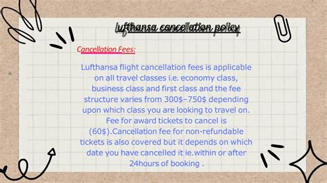 Ppt Lufthansa Cancellation Policy Powerpoint Presentation Free