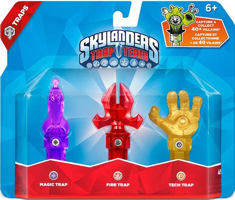 Skylanders Trap Team Magic, Fire, Tech Trap 3-Pack Activision - ToyWiz