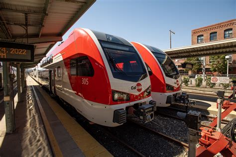 News Photos Public Gets First Look At Caltrains New Electric