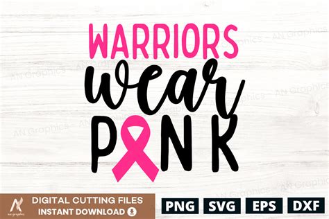 Warriors Wear Pink Svg Graphic By An Graphics · Creative Fabrica