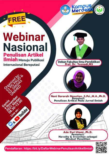 WEBINAR NASIONAL FIP UNIMED PENULISAN ARTIKEL ILMIAH MENUJU PUBLIKASI