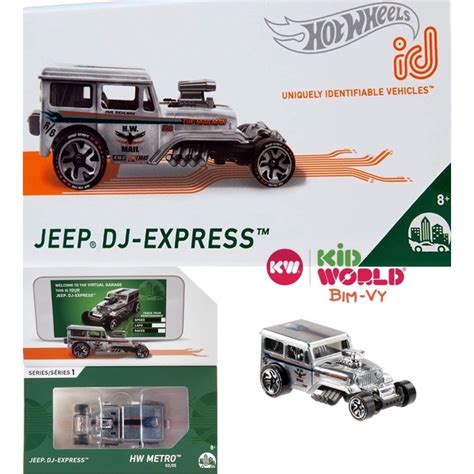 Xe mô hình Hot Wheels ID Series 2 Jeep DJ Express FXB46 Shopee Việt Nam