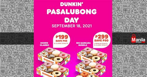 Dunkin Pasalubong Day Promo Save P65 Manila On Sale