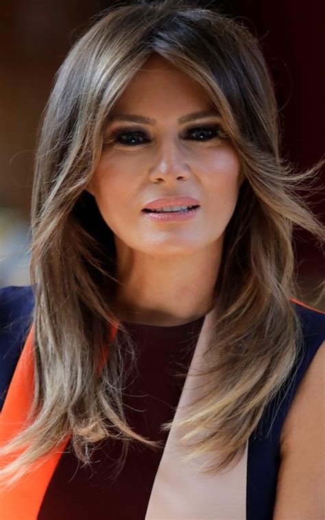 Melania Trump Opts For A Diplomatic Beauty Style During Her Visit To The Uk