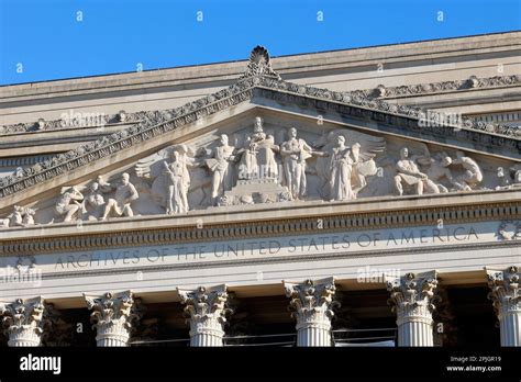 The Ornate Pediment Entablature Cornice Frieze Architrave And