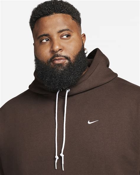 Nike Solo Swoosh Mens Fleece Pullover Hoodie Nike Nl