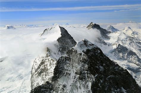 Grindelwald From Above Summits And Mountain Landscape Of Eiger