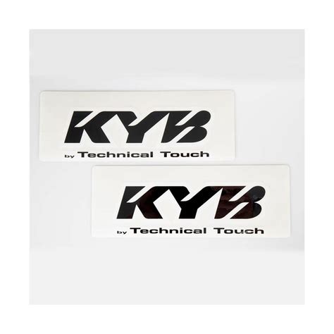 KAYABA TECHNICAL TOUCH BLACK FORK STICKERS