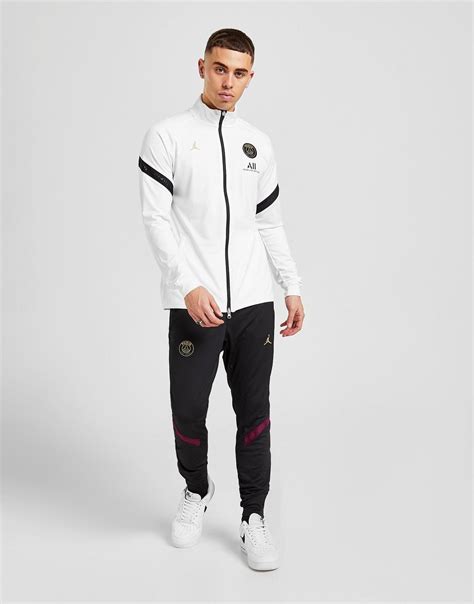 Nike Synthetic Paris Saint Germain Strike Tracksuit In White For Men Lyst