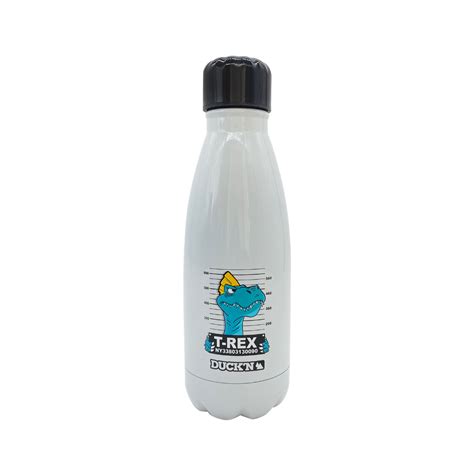 Bouteille Isotherme T Rex Finition Brillante 350ml Duck N Couleur