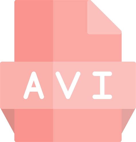 Avi File Format Icon 15691695 Vector Art At Vecteezy