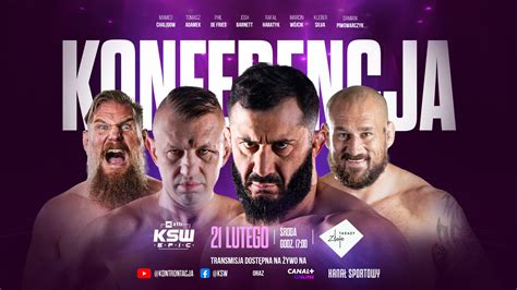 KSW potwierdza będzie konferencja przed galą XTB KSW Epic NaszeMMA