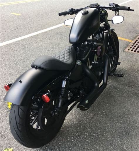 Custom Harley Bobber Motorcycle