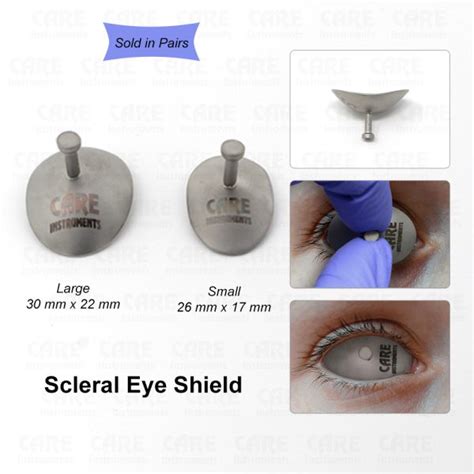 Scleral Eye Shield Care Instruments