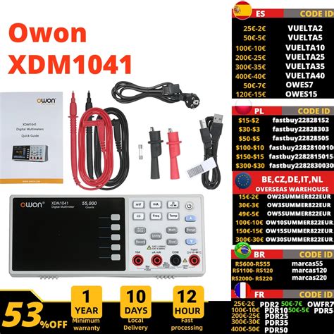 Owon Xdm Usb Rs Digital Multimeter Counts High Accuracy