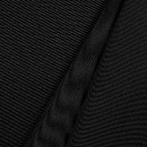 Black Poly Cotton Twill Fabric OnlineFabricStore