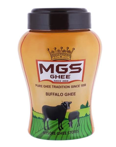 Mgs Ghee Buffalo Desi Ghee Litre Clarified Butter Danedar Ghee Ml