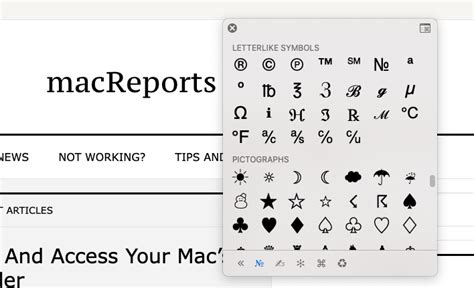 How To Type Symbols On Your Mac • macReports