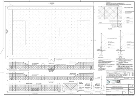 Projeto Alambrado Para Campo E Quadra De Futebol