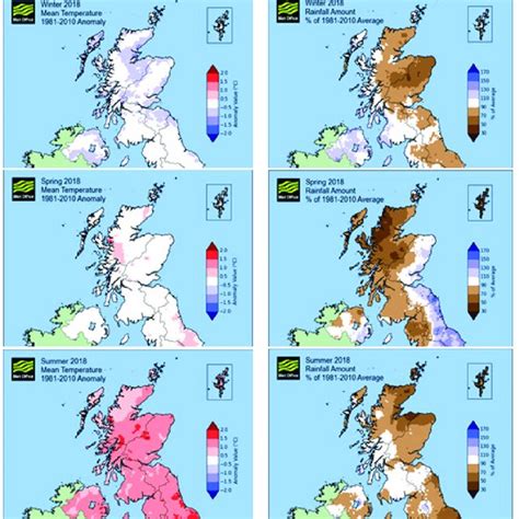 Rainfall amount annual average distribution in Scotland 1981-2010 ...