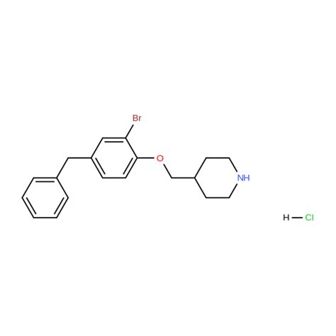 1220017 58 2 4 4 Benzyl 2 Bromophenoxy Methyl Piperidine