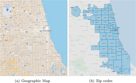 Map Of Chicago And Its Zip Codes Download Scientific Diagram