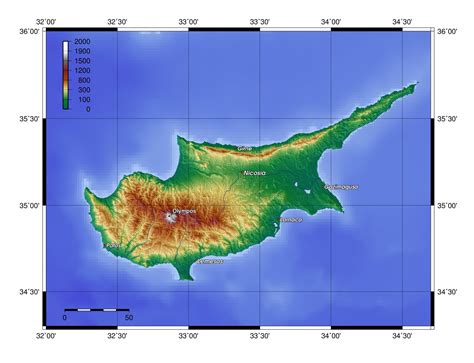 Maps Of Cyprus Detailed Map Of Cyprus In English Tourist Map Of