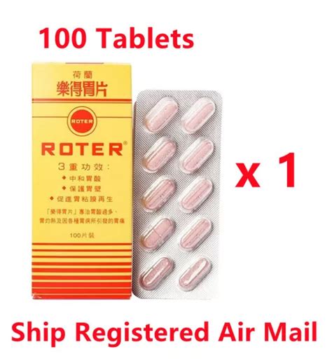 Roter Antacid Tablets For Stomach Pain Indigestion And Heartburn