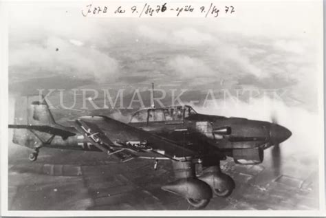 D Foto Wehrmacht Archiv Repro Luftwaffe Flugzeug Ju Stuka Emblem