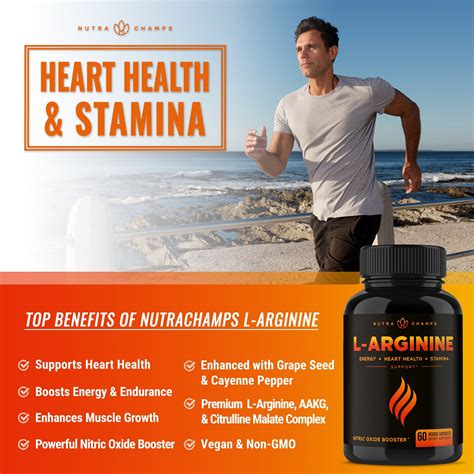 Premium L Arginine Supplement | 5-in-1 Nitric Oxide Supplement | L