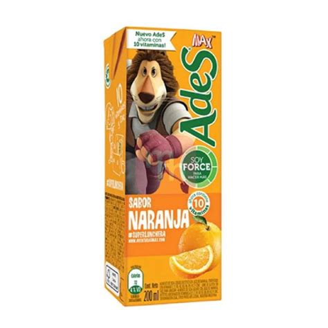 Jugo Ades Naranja X 200 Ml Súper El Cóndor