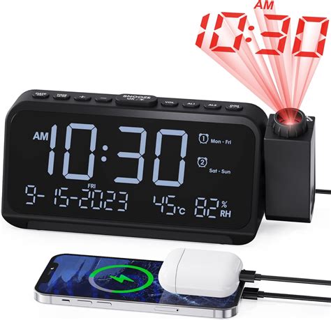 Projection Alarm Clock For Bedroom Digital Clock Project