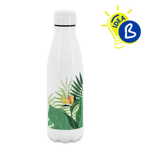 Botella Ml De Acero Inoxidable Blanca Para Sublimaci N Brildor