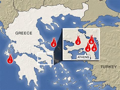 Fires In Greece - CBS News