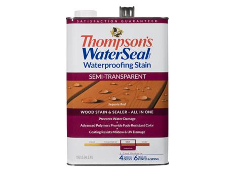 Thompson S Waterseal Waterproofing Semi Transparent Wood Stain