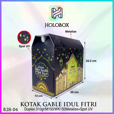 Jual Box Hampers Lebaran Kotak Idul Fitri Dus Packaging Eid Mubarak