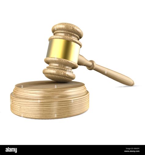 Wooden Gavel 3d Stock Photo Alamy