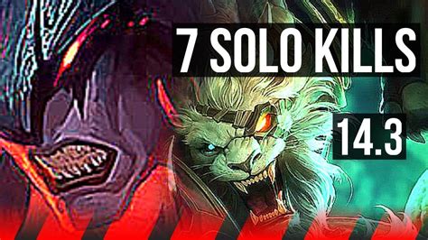 AATROX Vs RENGAR TOP 9 1 6 7 Solo Kills KR Diamond 14 3 YouTube