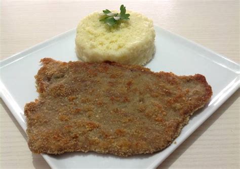 Milanesas de Carne con Puré de papas Receta de Haydee Agreda Cookpad