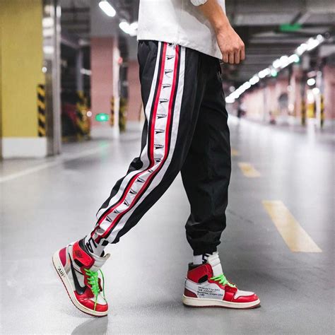 Casual Street Shackle Hip Hop Pants Mens Street Style Hip Hop Pants