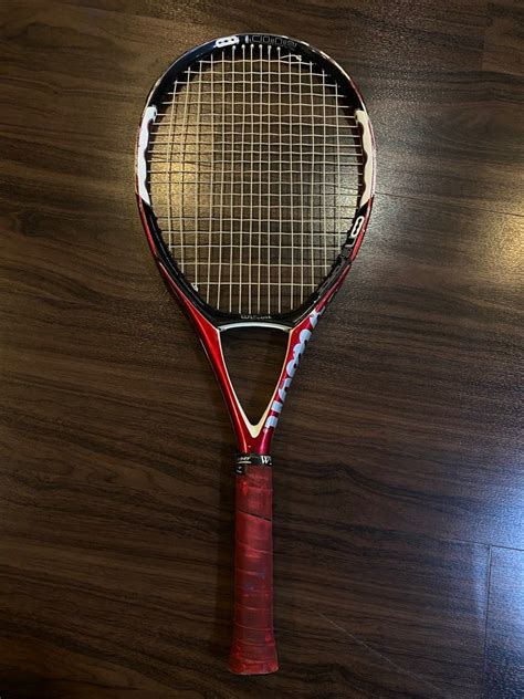 wilson tennis racket, Sports Equipment, Sports & Games, Racket & Ball ...